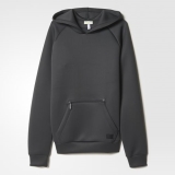 W68j8547 - Adidas Bonded Hoodie Grey - Men - Clothing